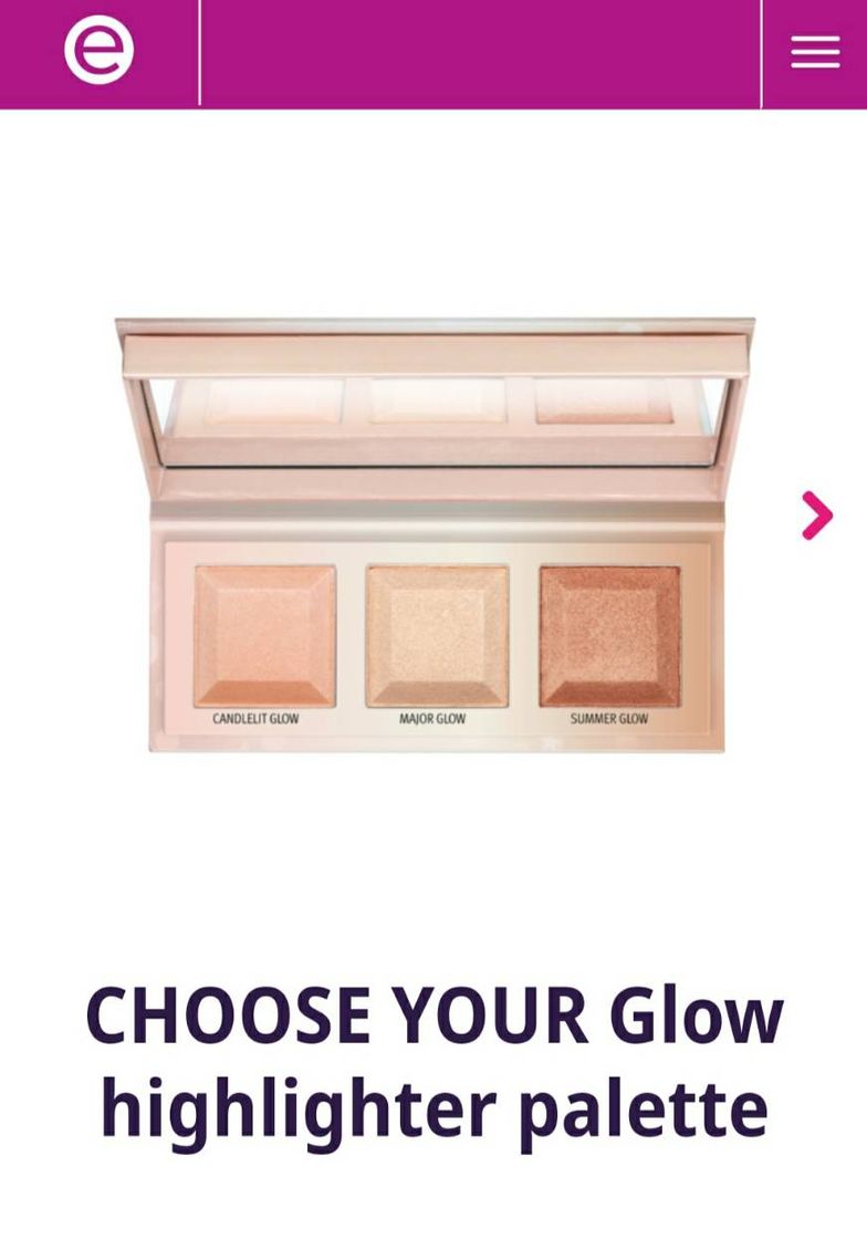 Producto CHOOSE YOUR Glow highlighter palette