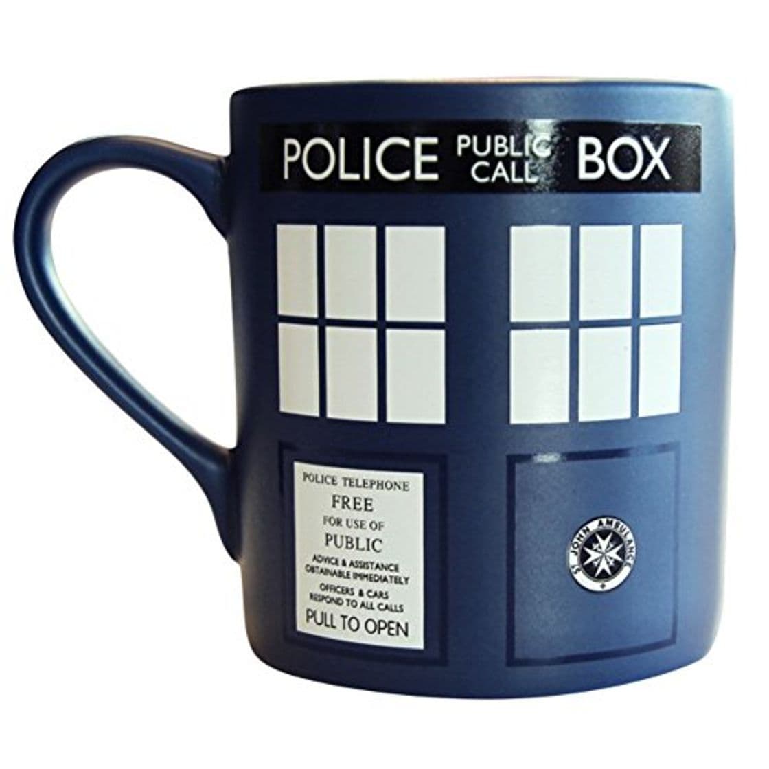 Product Taza de café oficial con diseño de Tardis con acabado mate