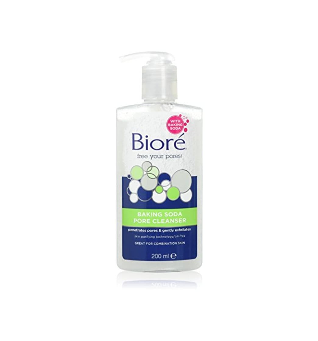 Belleza Limpiador de poros Biore de bicarbonato 200 ml