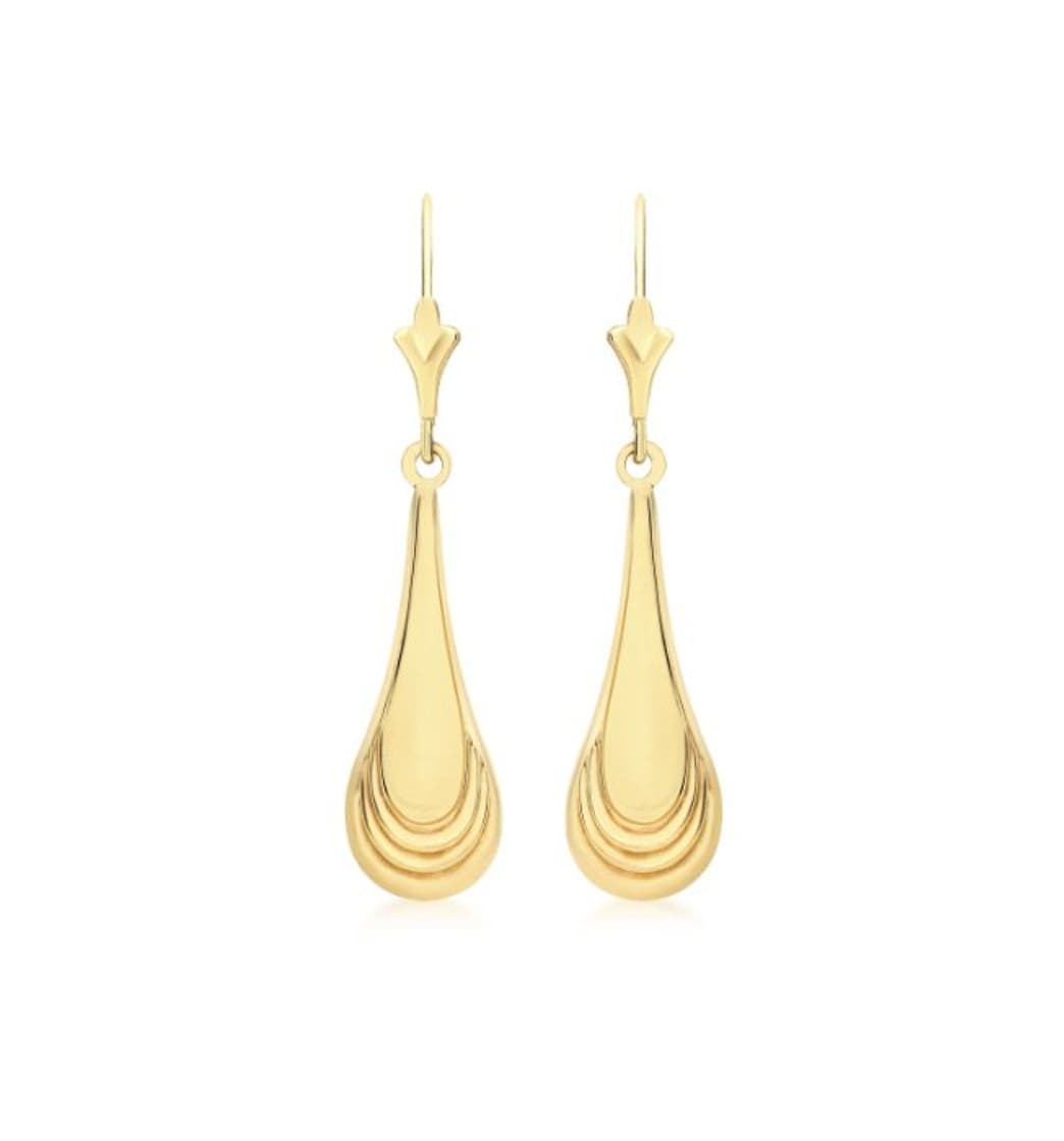 Moda Carissima Gold Pendientes de mujer con oro amarillo de 9 quilates