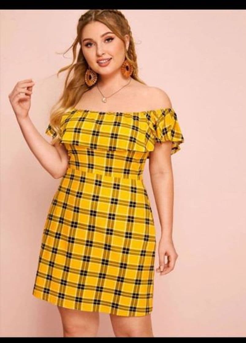 Moda Vestido amarillo 