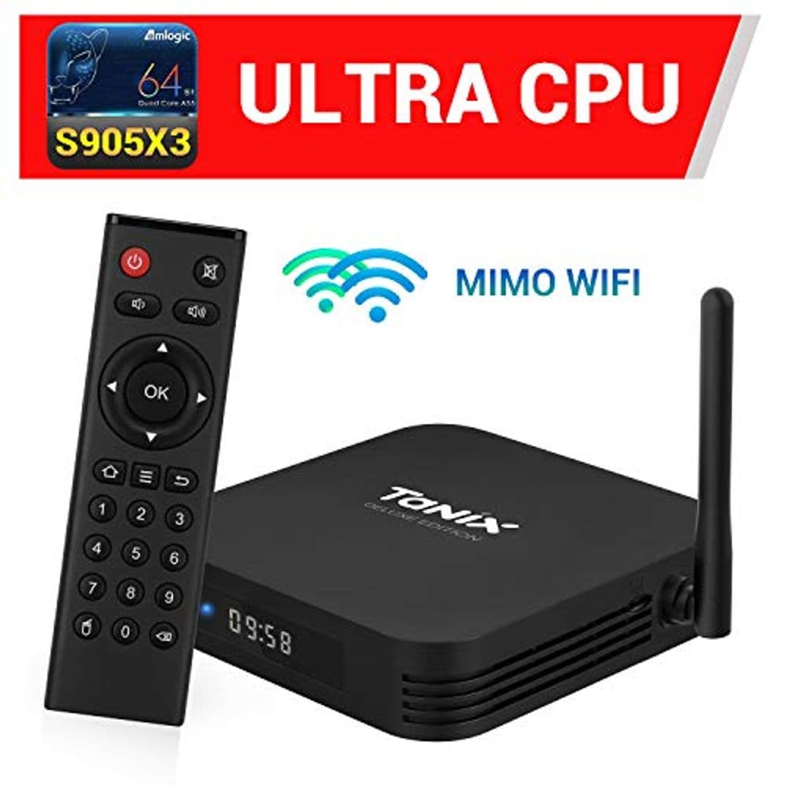 Producto Android TV Box【4GB RAM 64GB ROM】 TaNix TX5 Plus TV Box 1000Mbps