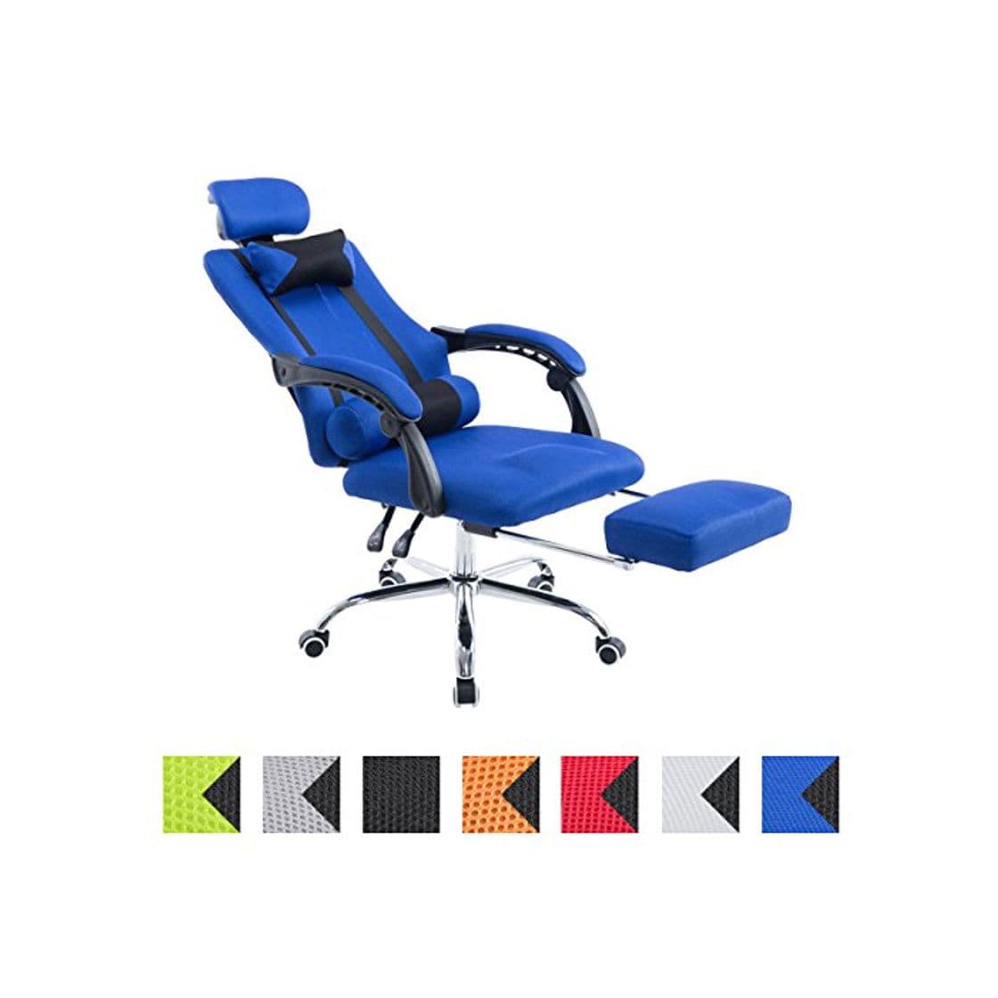 Product CLP Silla Racing Fellow Tapizada En Red I Silla Gaming con Soporte