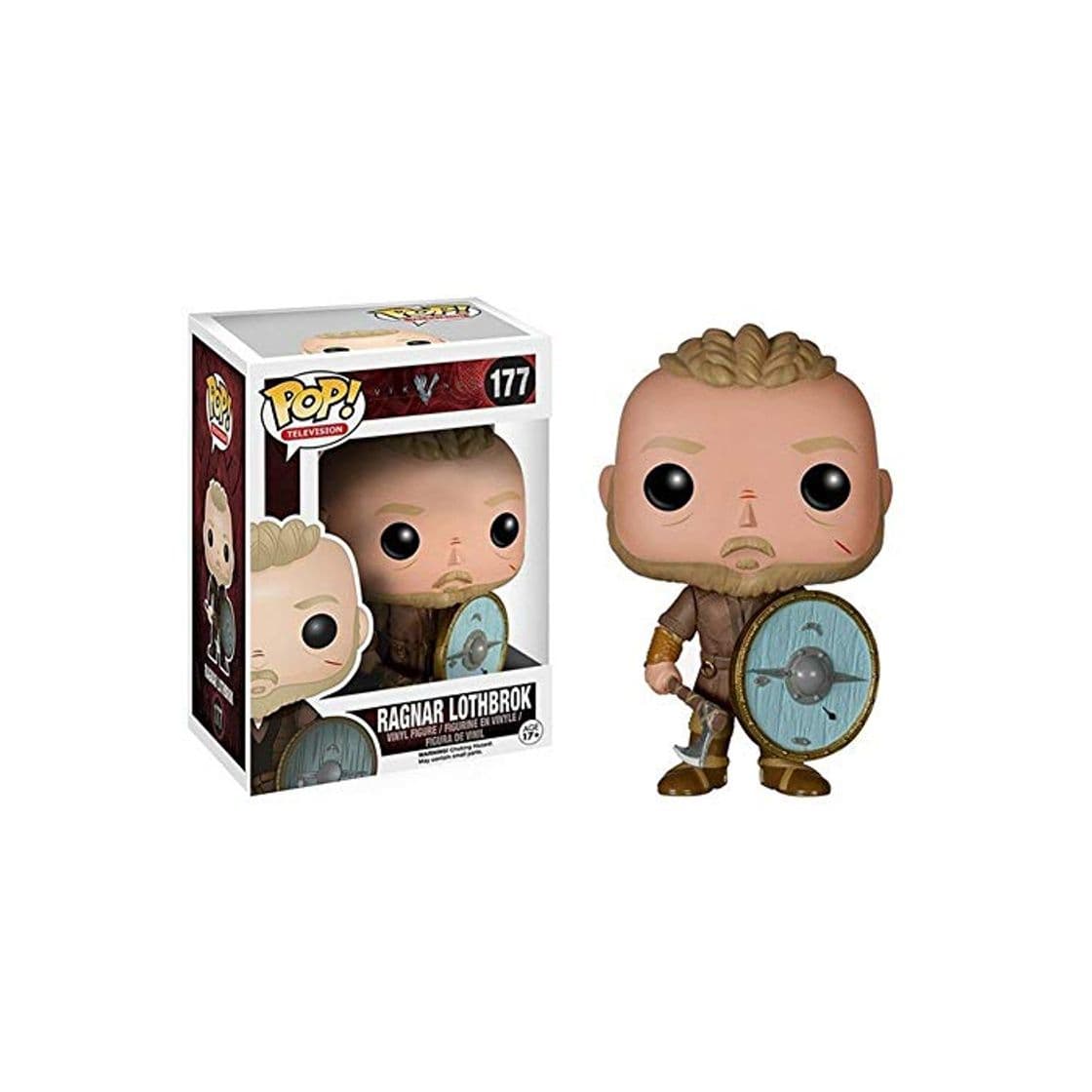 Product WWZL PVC Vikings Ragnar Lothbrok Figura Pop En Caja De Regalo Estatua