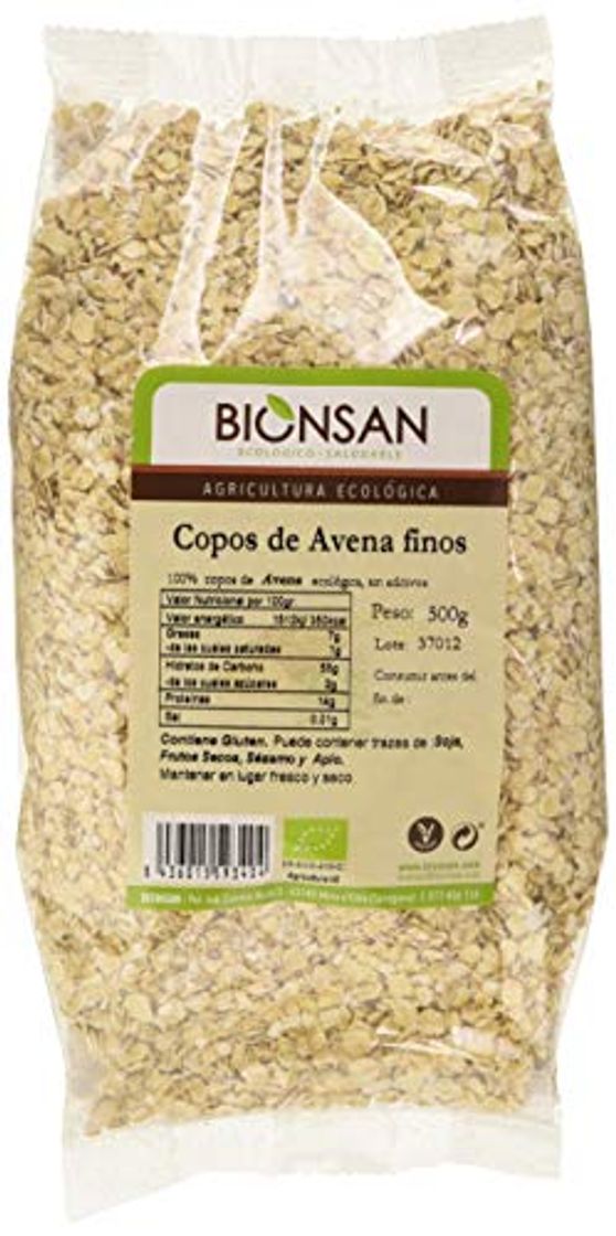 Lugar Bionsan Copos De Avena Finos Ecológicos - 4 bolsas de 500gr -Total