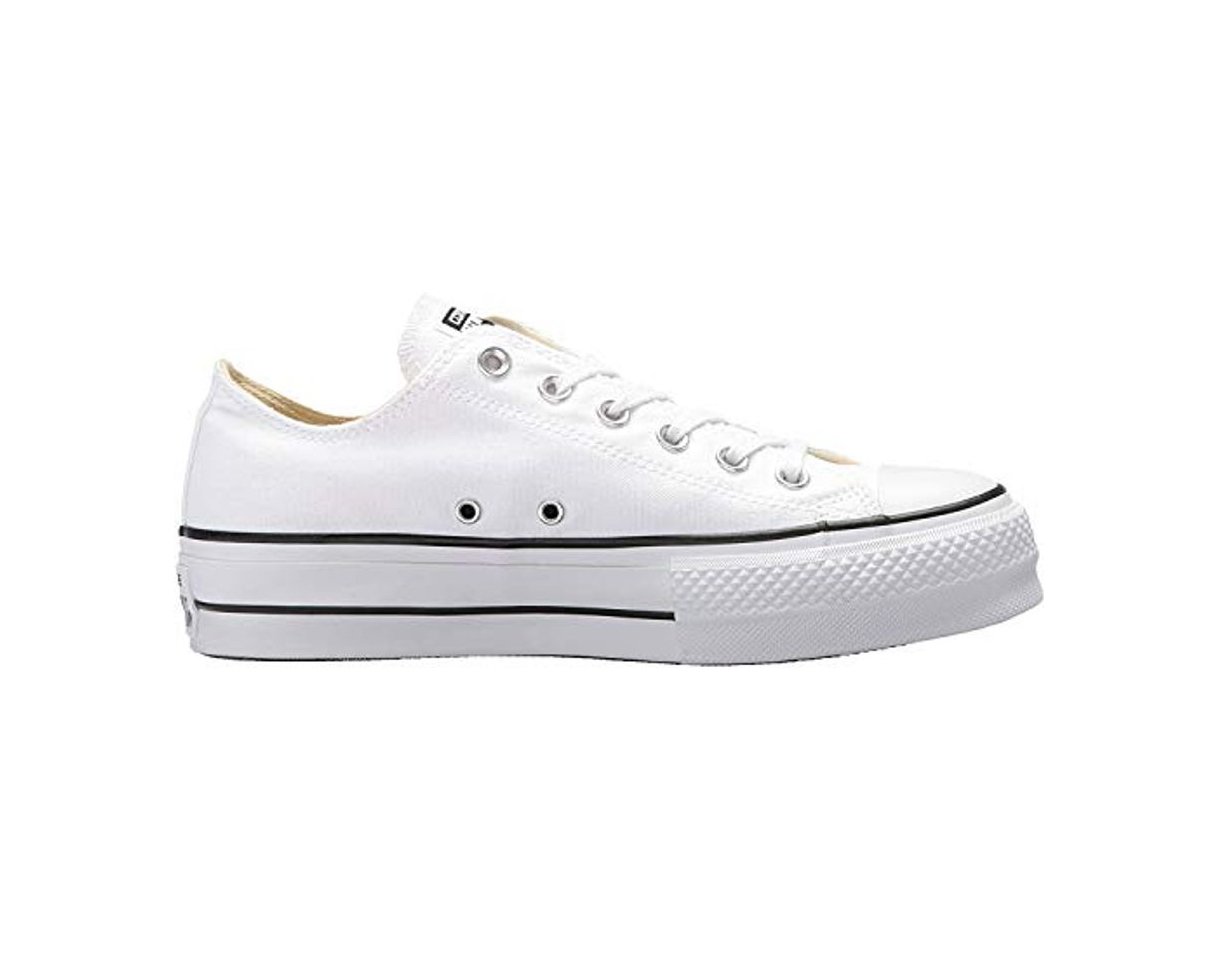 Product Converse Chuck Taylor CTAS Lift Ox Canvas, Zapatillas para Mujer, Blanco