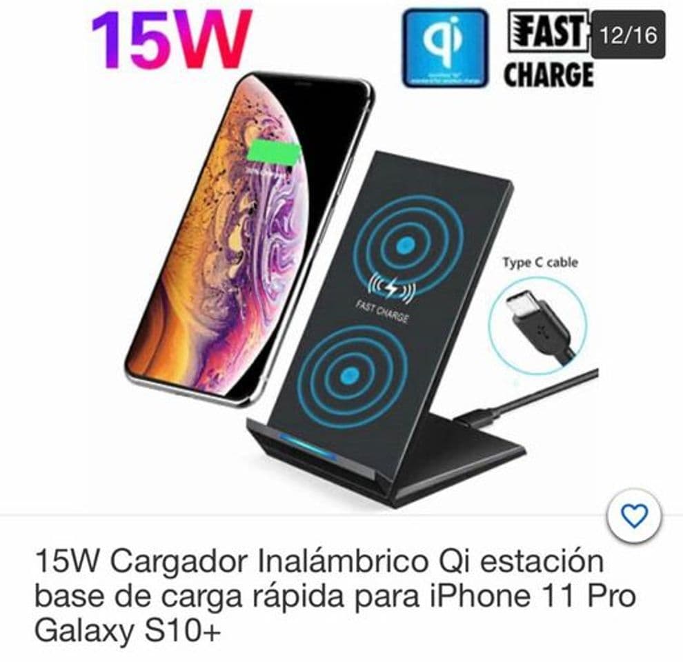 Producto Cargador inalámbrico