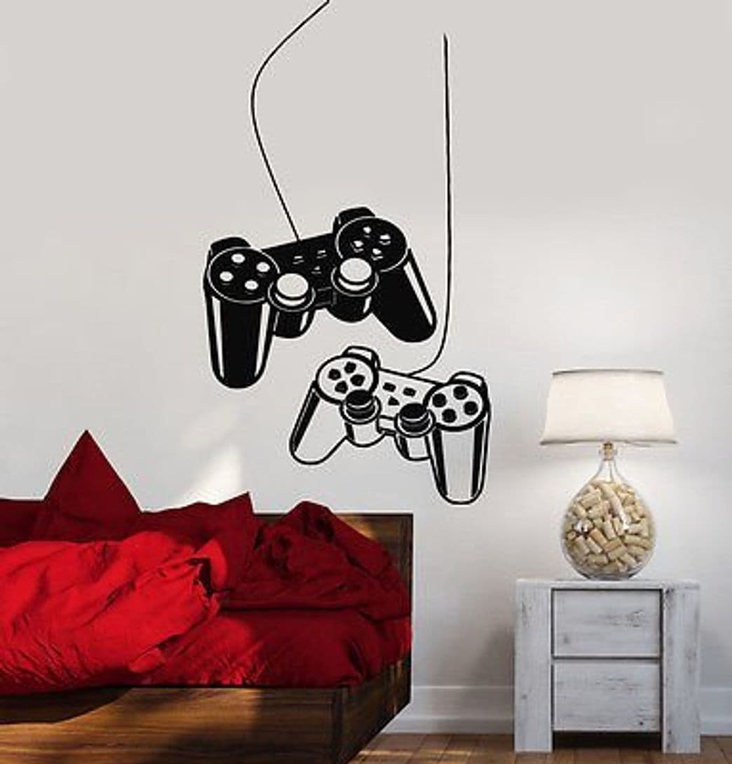 Product Joystick Wall Decal Gamer Video Game Play Room Kids Vinyl Stickers Art