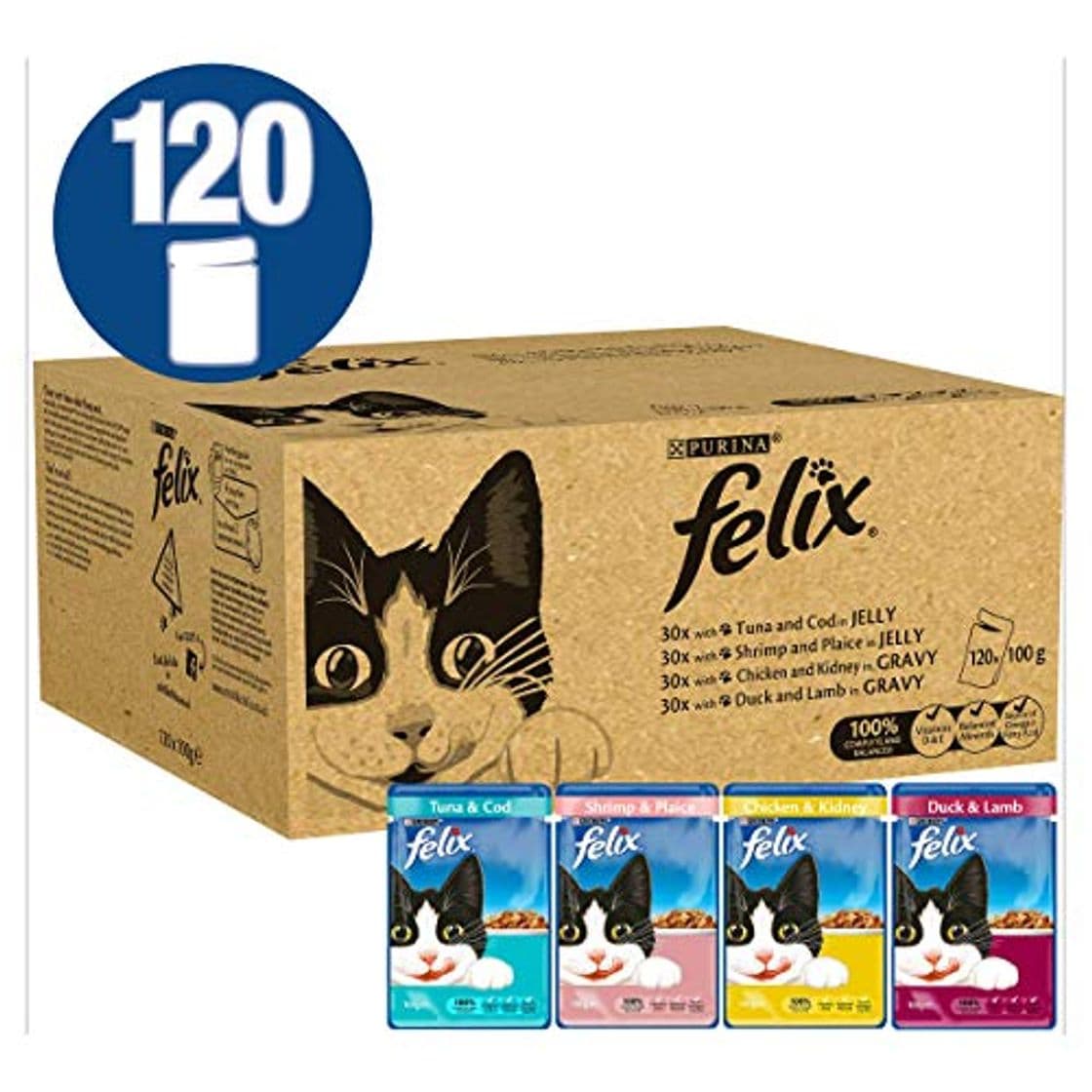 Producto Felix - Alimento húmedo para gatos adultos