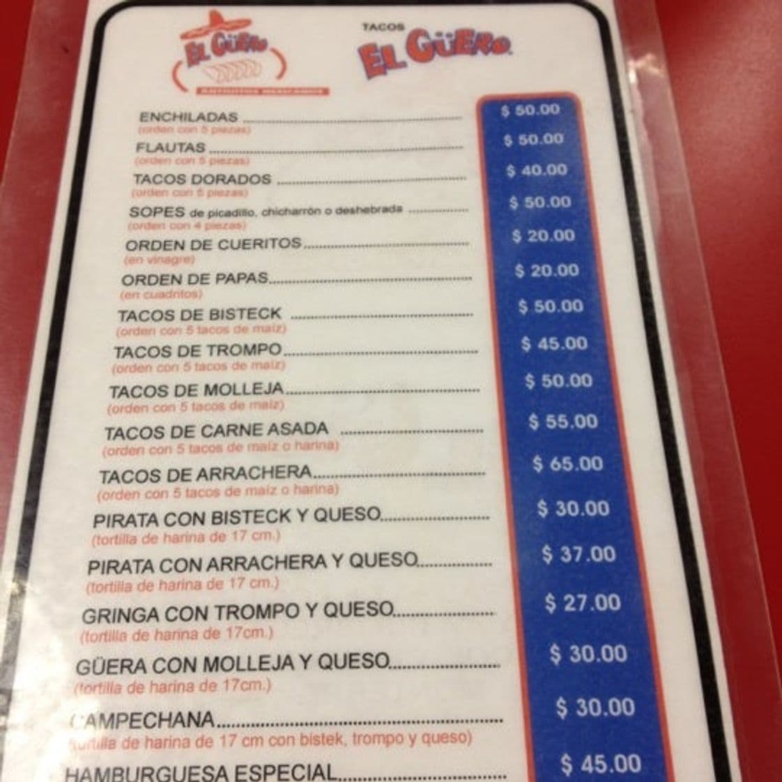 Restaurantes Tacos El Güero Cumbres Elite