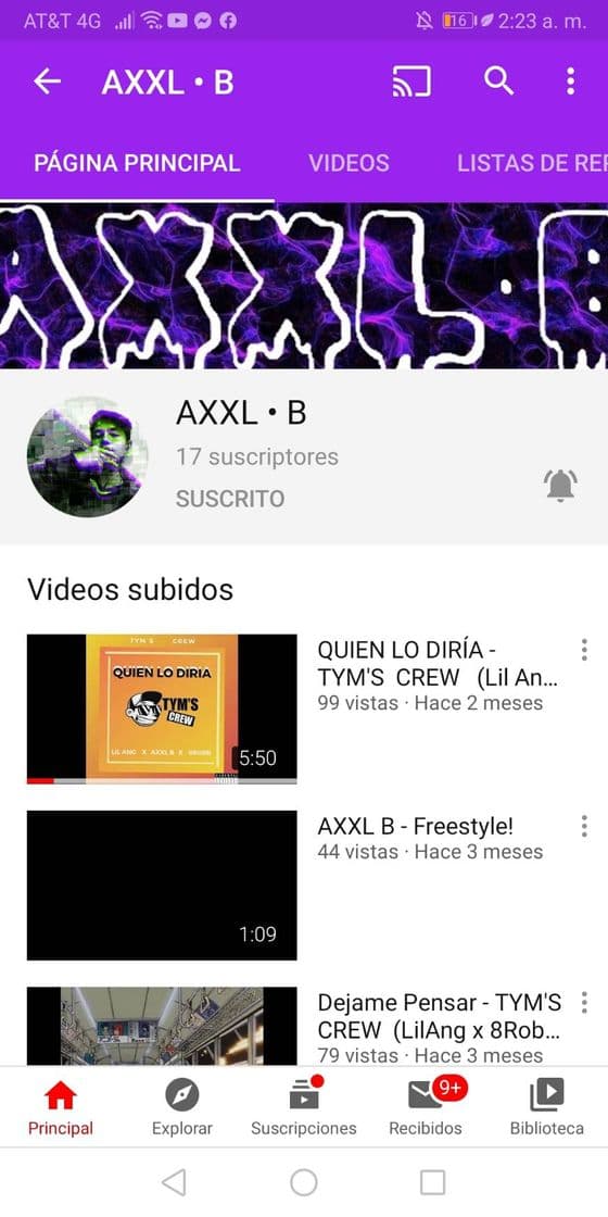 Canción AXXL B