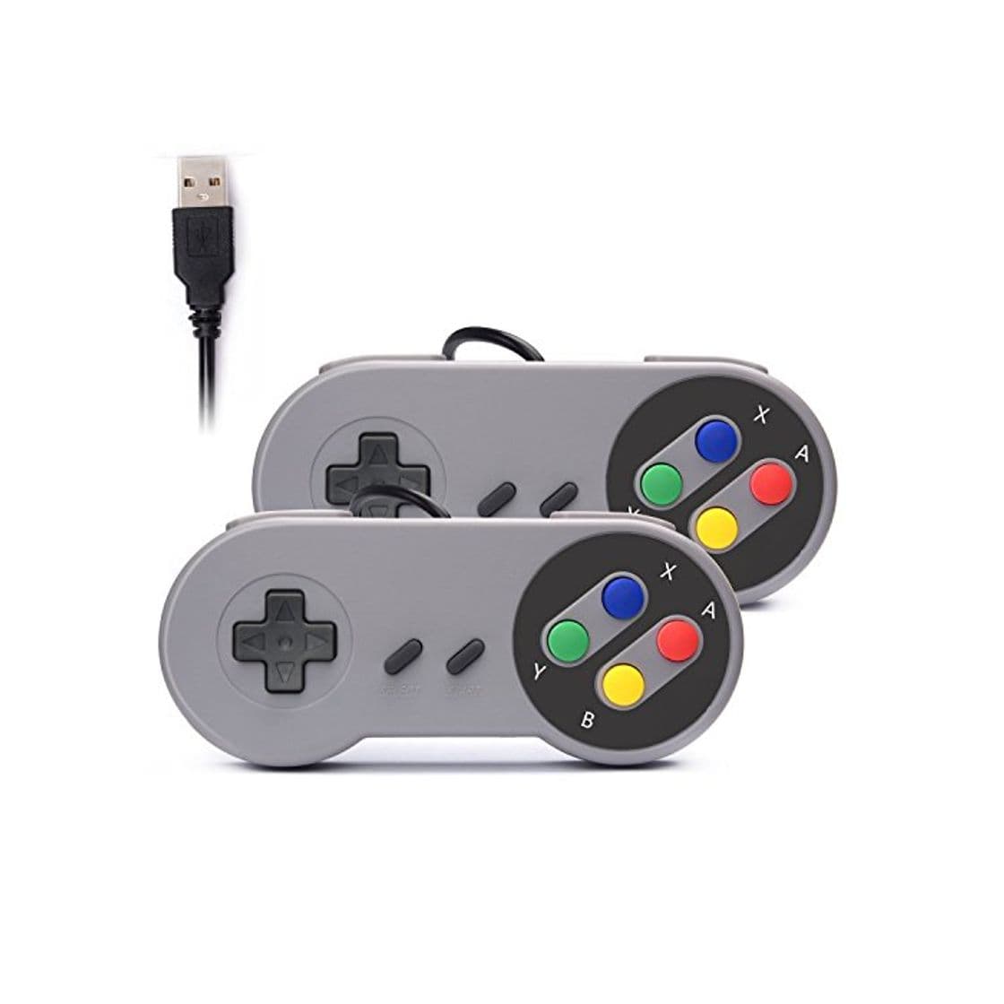 Producto Link-e : 2X Nintendo Controles Mandos de Juegos USB SNES para PC/MAC