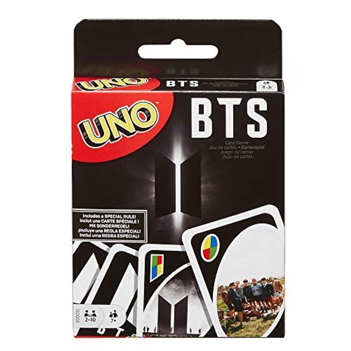 Electronic Mattel -  Games UNO BTS, juego de cartas del grupo de