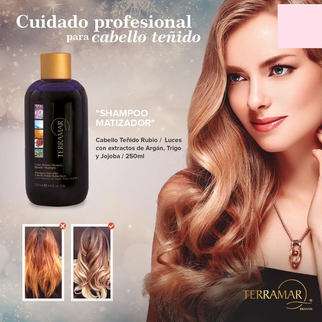 Moda Shampoo Matizador Cabello Teñido (Rubio/Luces).