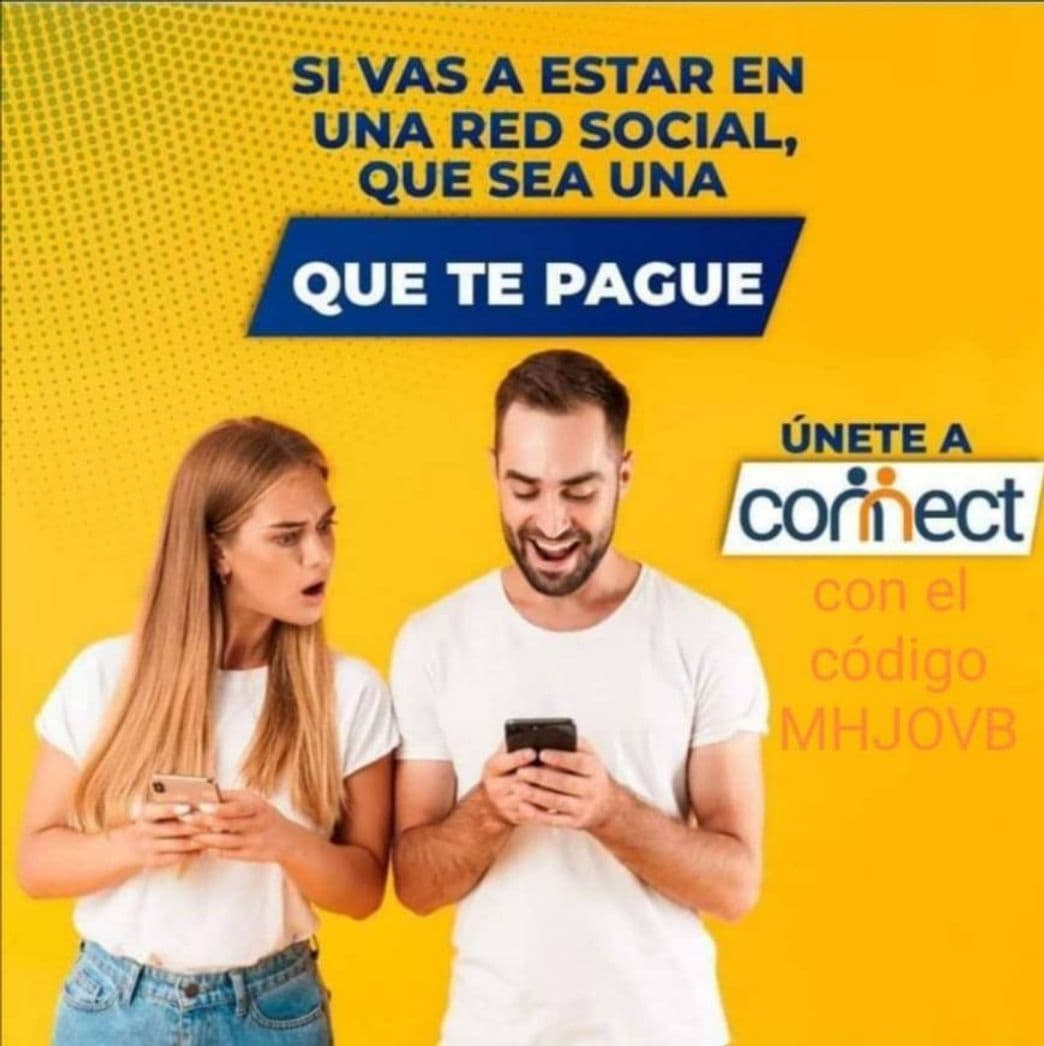 App CONNECT La red social que te paga por invitar amigos.