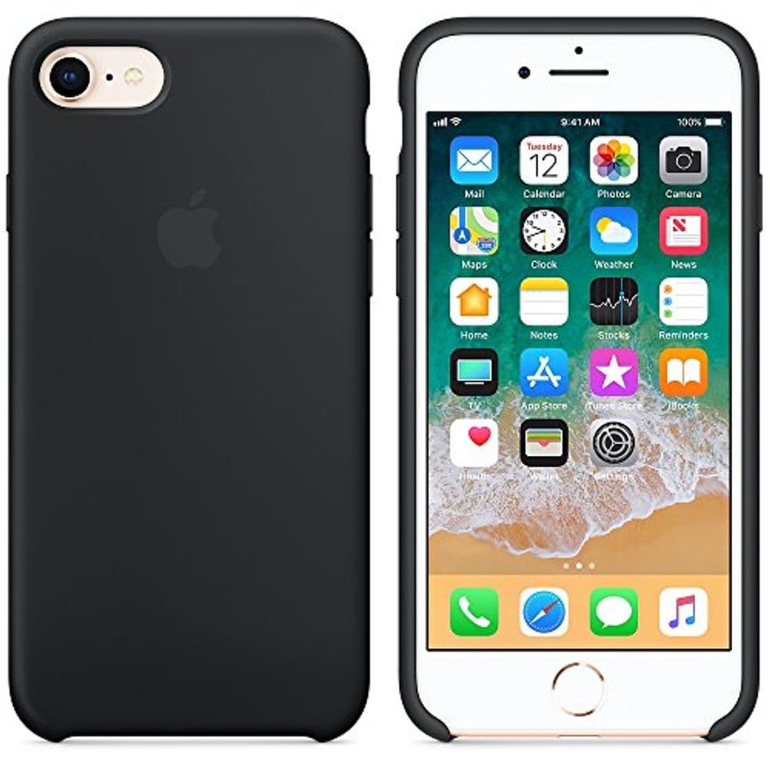 Producto Funda para iPhone 7/8 Carcasa Silicona Suave Colores del Caramelo con Superfino