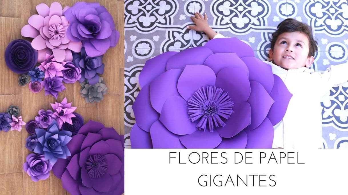 Moda FLORES DE PAPEL GIGANTES / DIY | Pabla en casa - YouTube