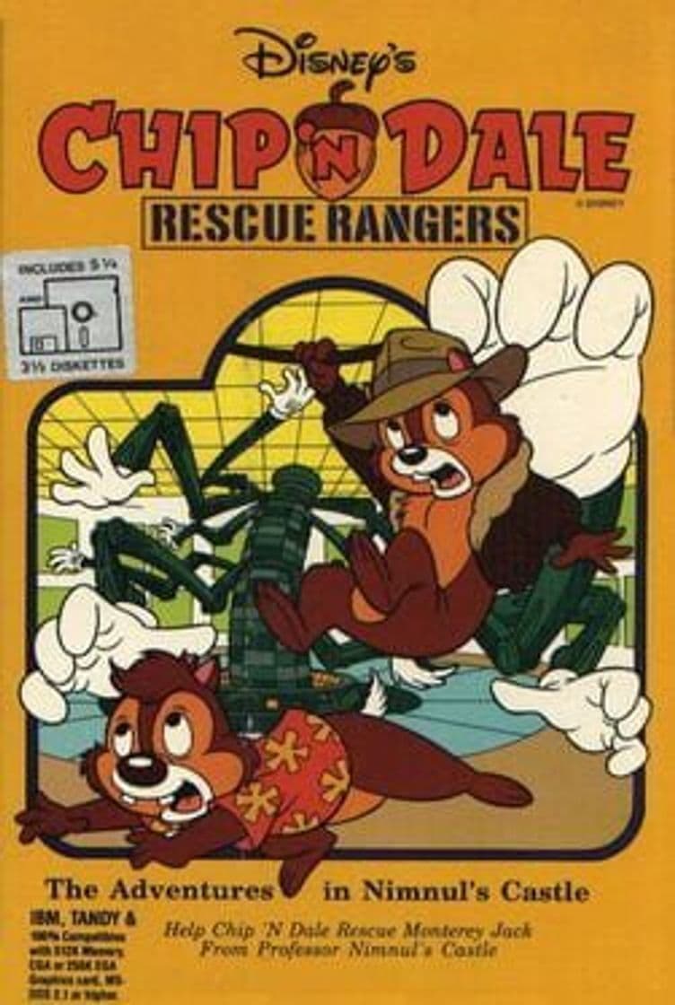 Videogames Chip 'N Dale Rescue Rangers: The Adventure in Nimnul's Castle