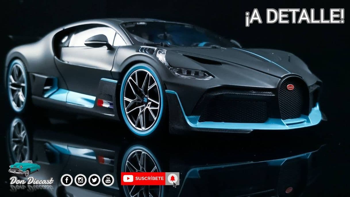 Moda Bugatti Divo Bburago Escala 1/18