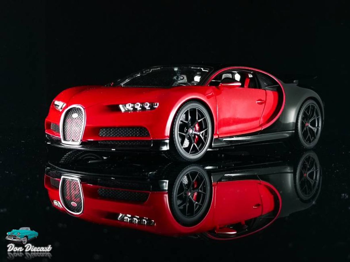 Producto Maisto Bugatti Chiron Sport Negro y Rojo 1:24 / 31524BKR, Color