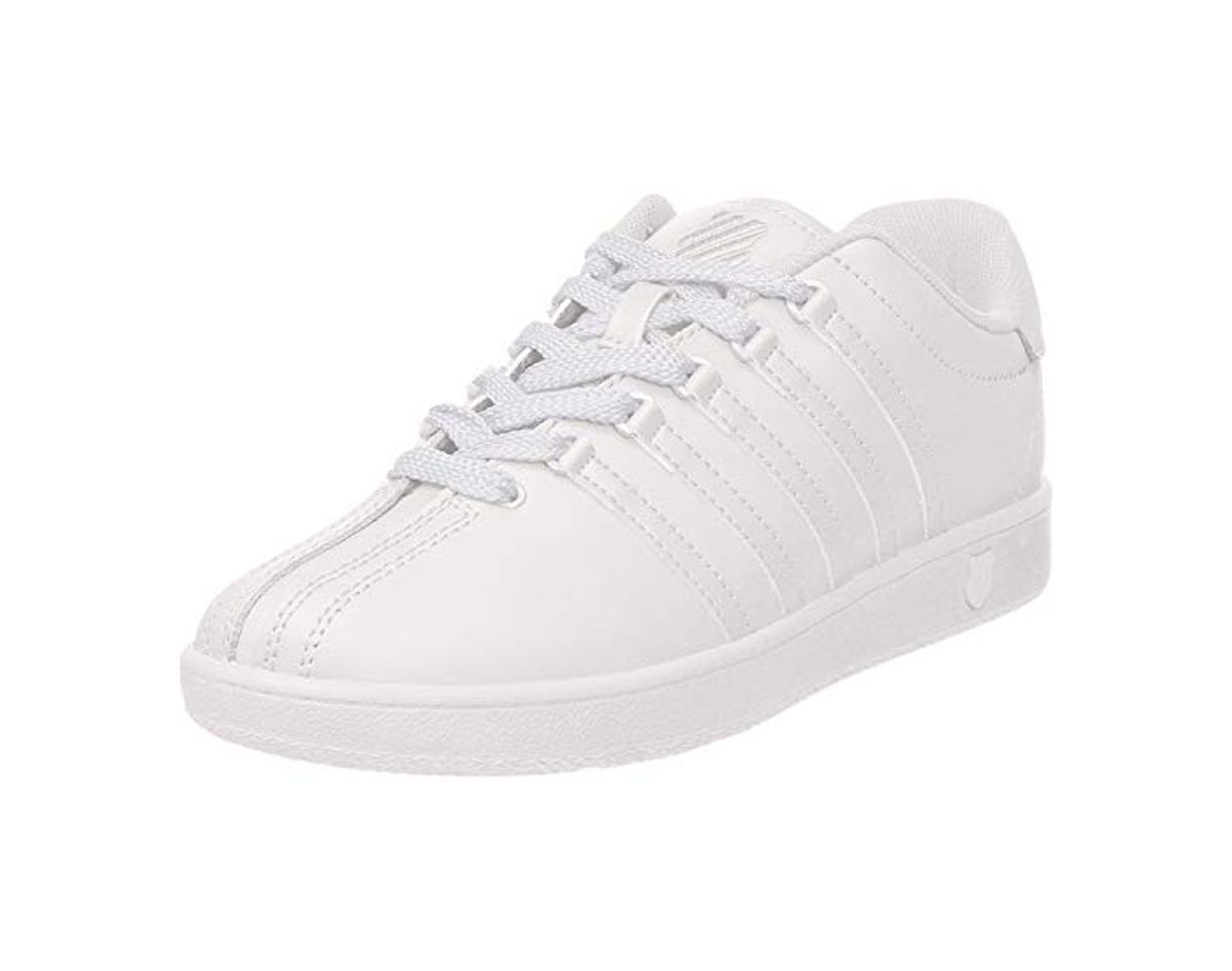 Product K-Swiss - Deportivas clásicas para niños, Blanco