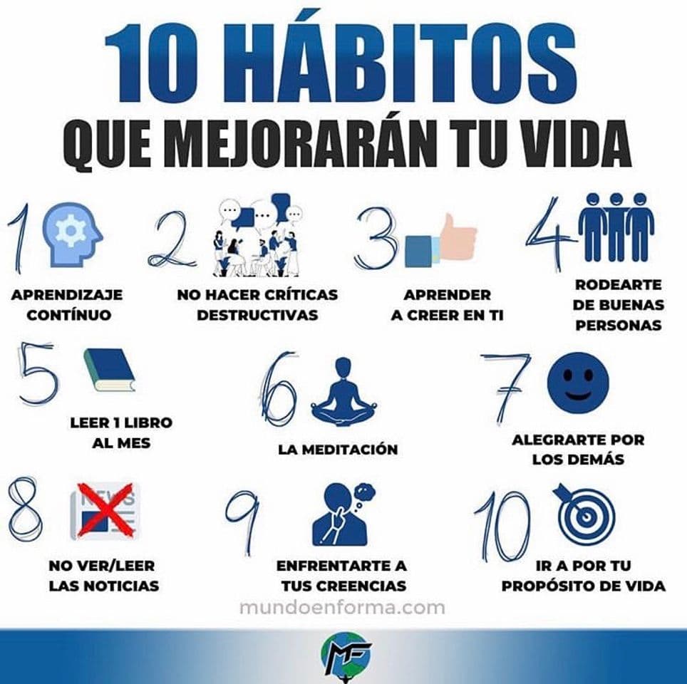 Fashion 10 Hábitos que mejorarán tu vida!🍎💪🏼