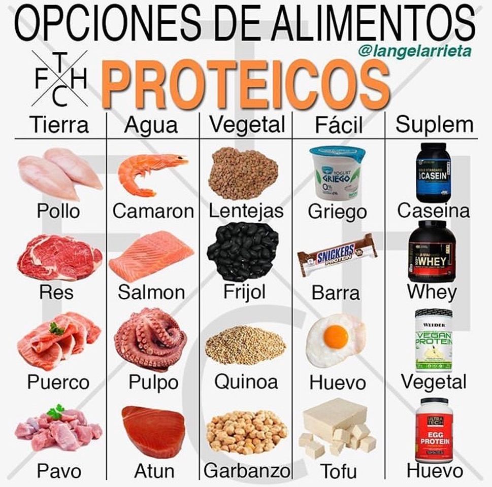 Fashion Alimentos Proteicos 🥩 