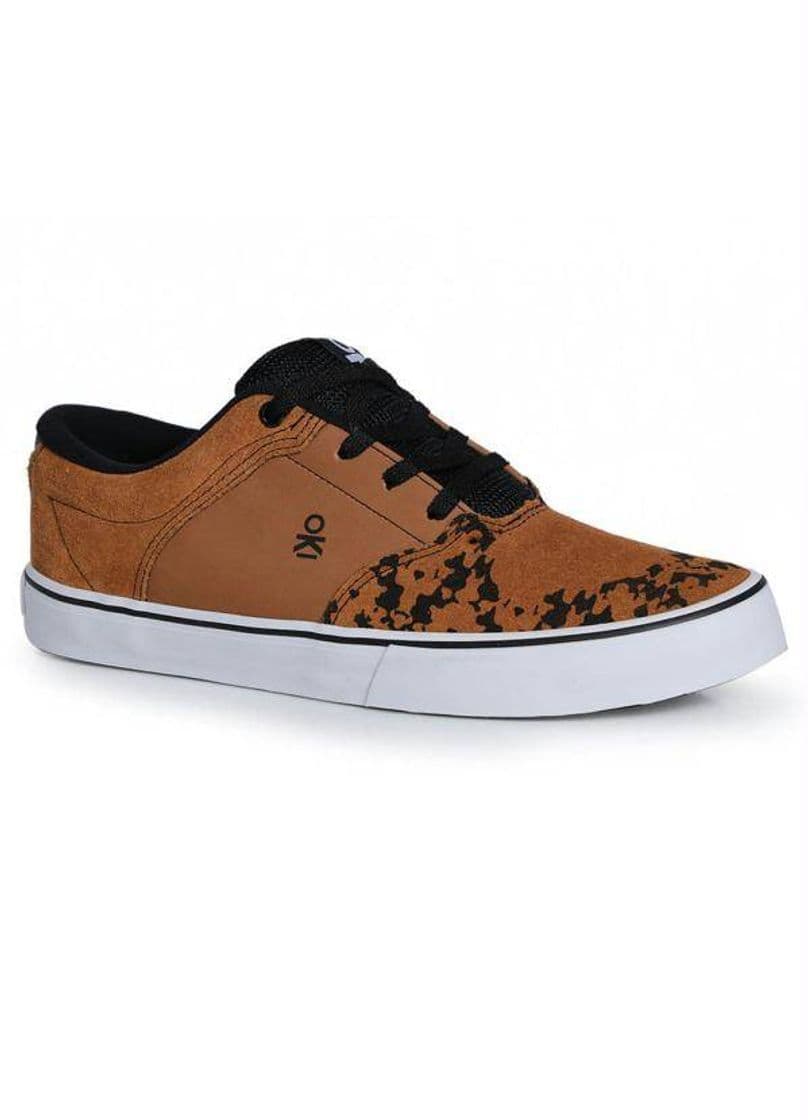 Moda Tênis Skate Masculino Way Camurça Caramelo 

