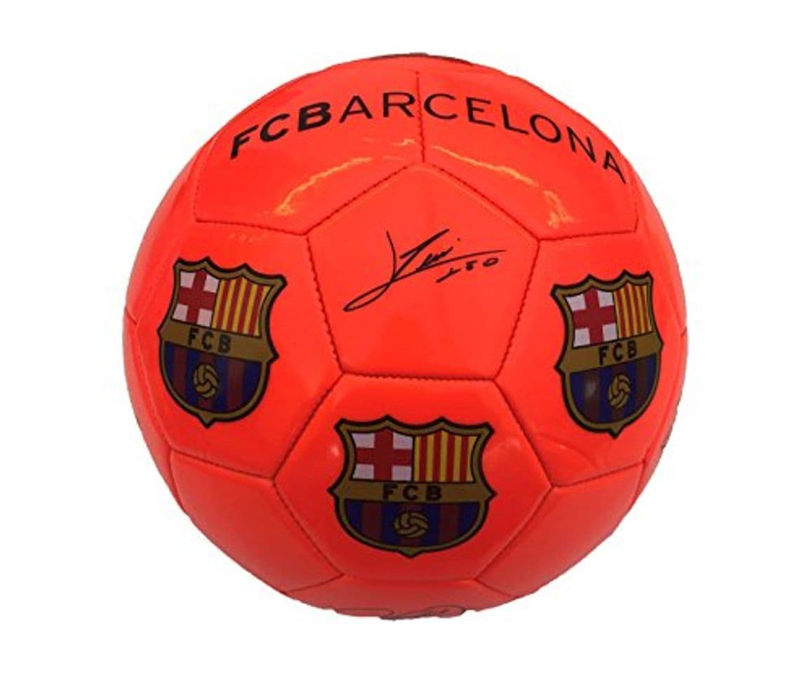 Fashion Balon FC Barcelona Naranja Fluorescente Grande