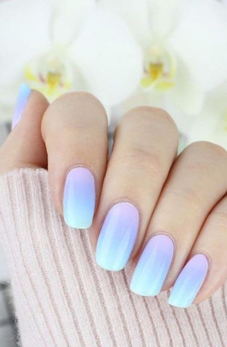 Fashion Uñas Degradado en Azules