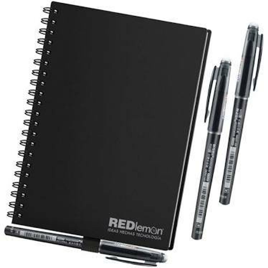 Moda Redlemon Cuaderno Inteligente Reutilizable 50 Hojas 3 Plumas ...