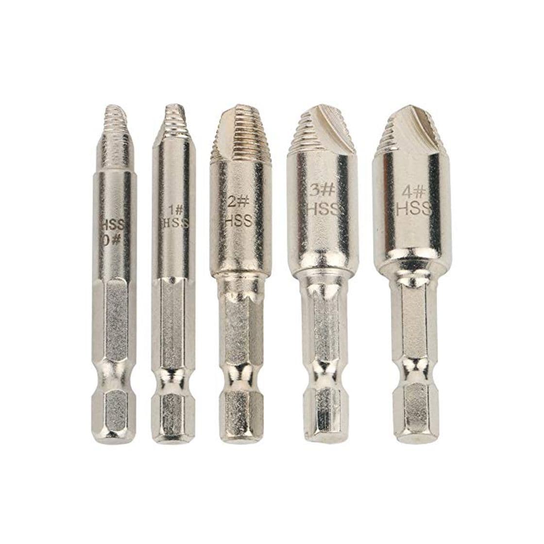 Producto GTIWUNG 5Pcs Extractor de Tornillo Extractores, Dañado Tornillo Removedor, Desarmador Pernos Dañados,