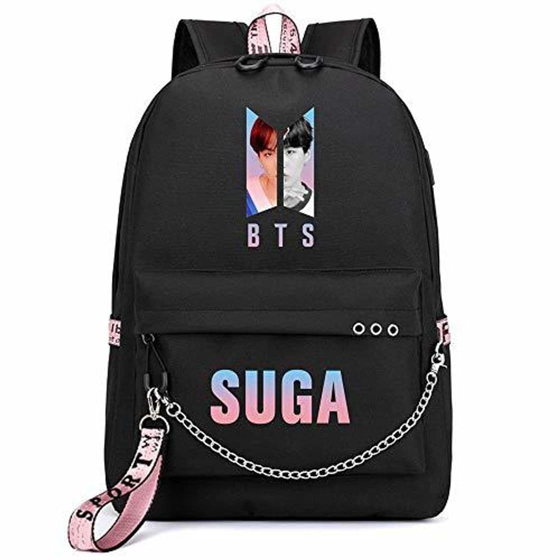 Product KPOP BTS Mochila Bolsa de Regalo Mercancía Bolsa para Computadora Portátil Escuela