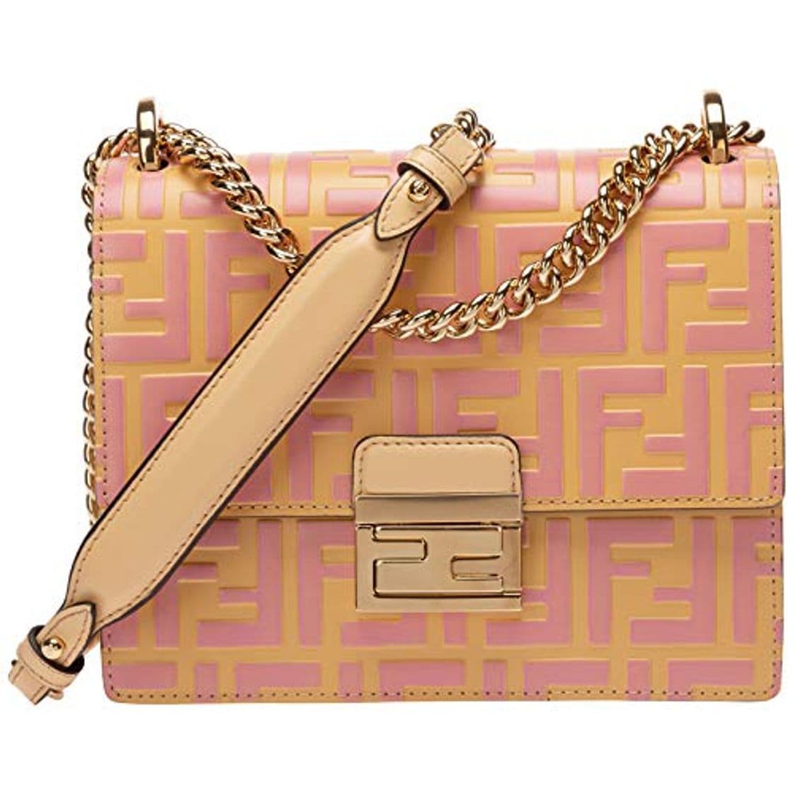 Producto FENDI mujer Kan u bolsa de asa larga rosa