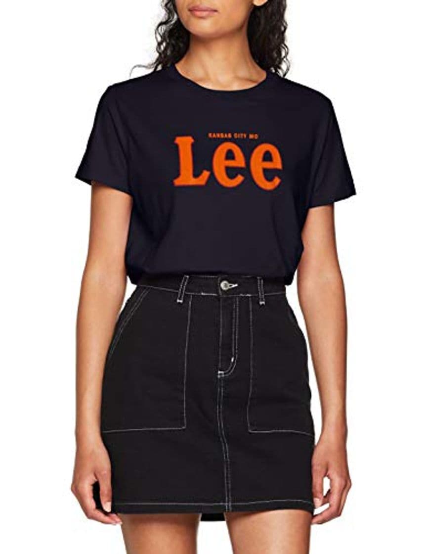 Fashion Lee tee Camiseta, Azul