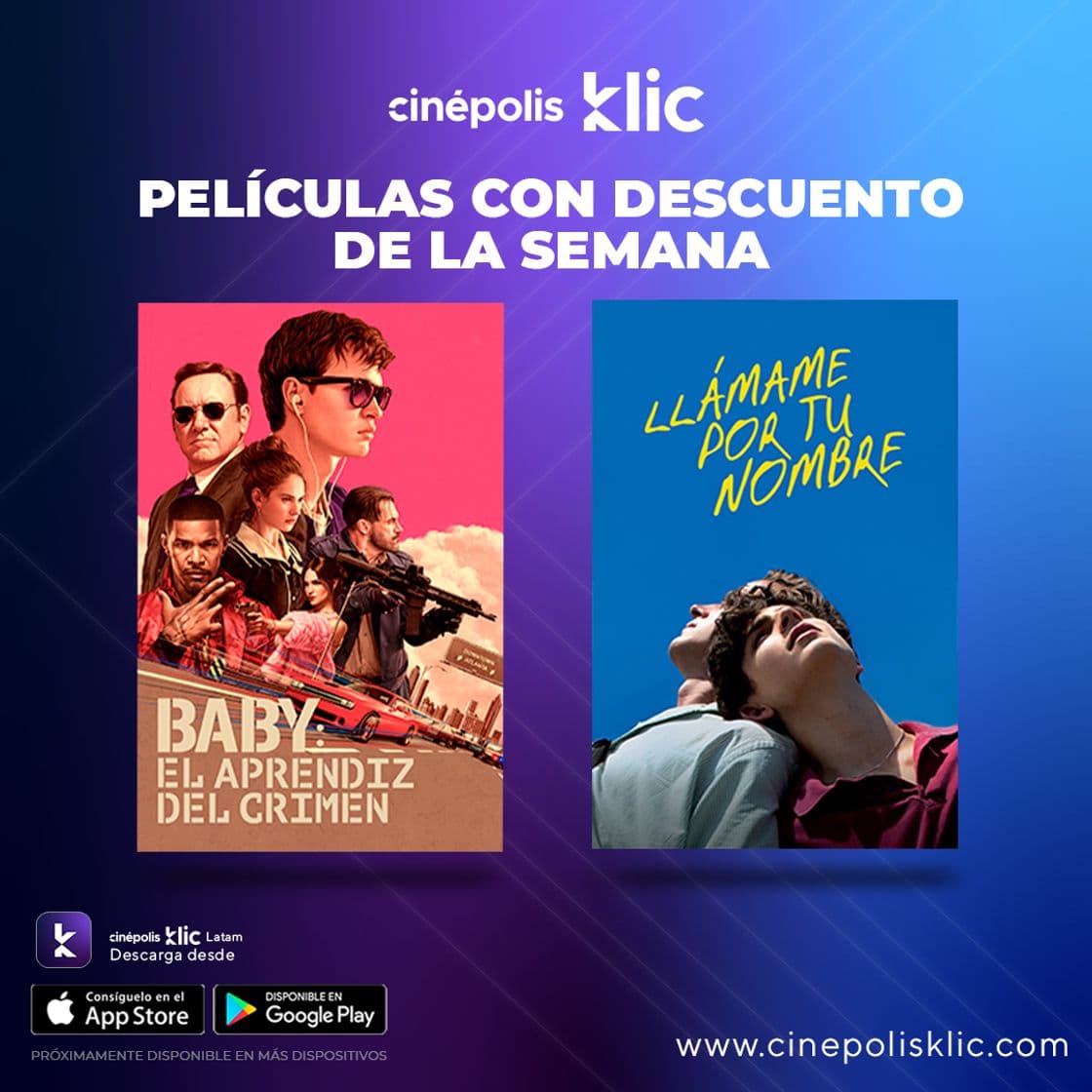 App Cinépolis KLIC ✨