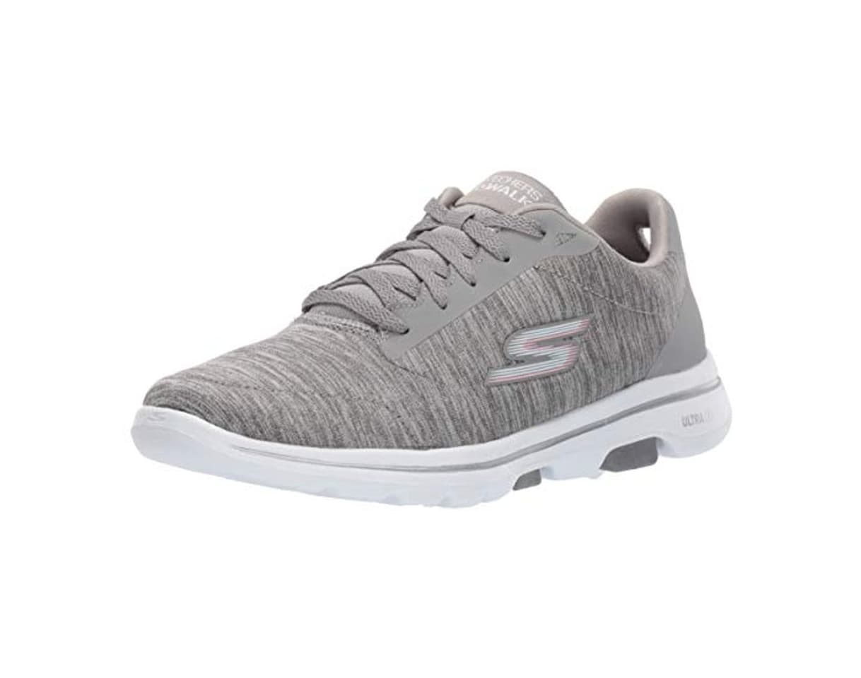 Fashion Skechers Women's Go Walk 5 - True Trainers, Grey