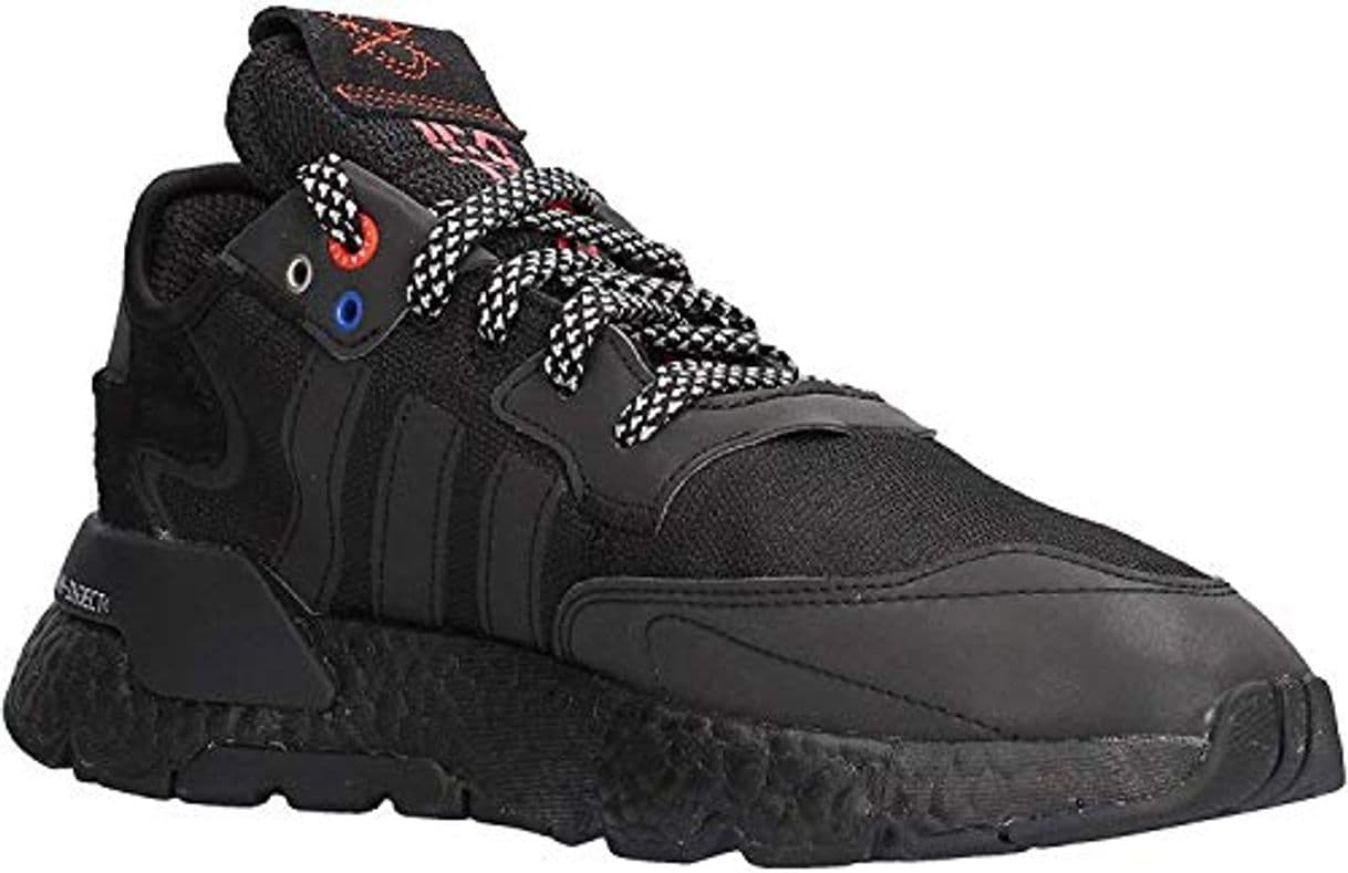 Moda adidas Nite Jogger, Zapatillas de Gimnasio para Hombre, Núcleo Negro