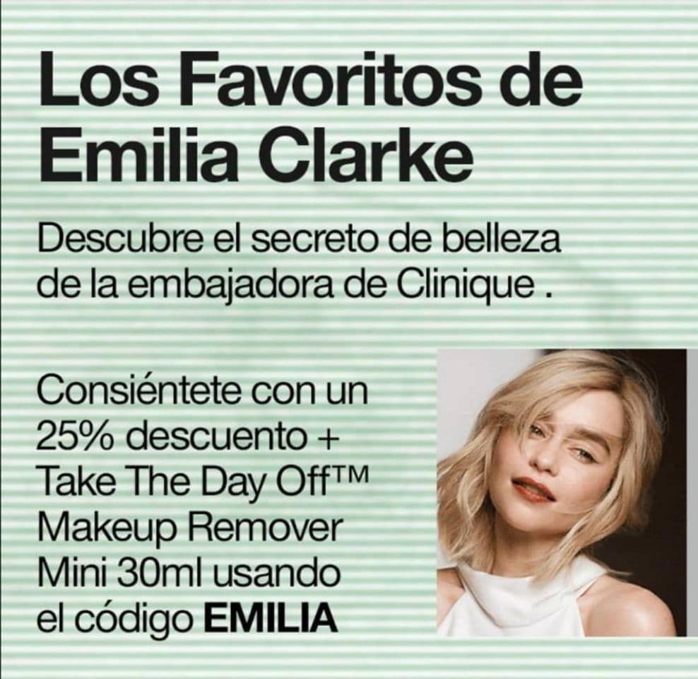 Moda  Chequen esta oferta de la marca Clinique con beauty ofertas