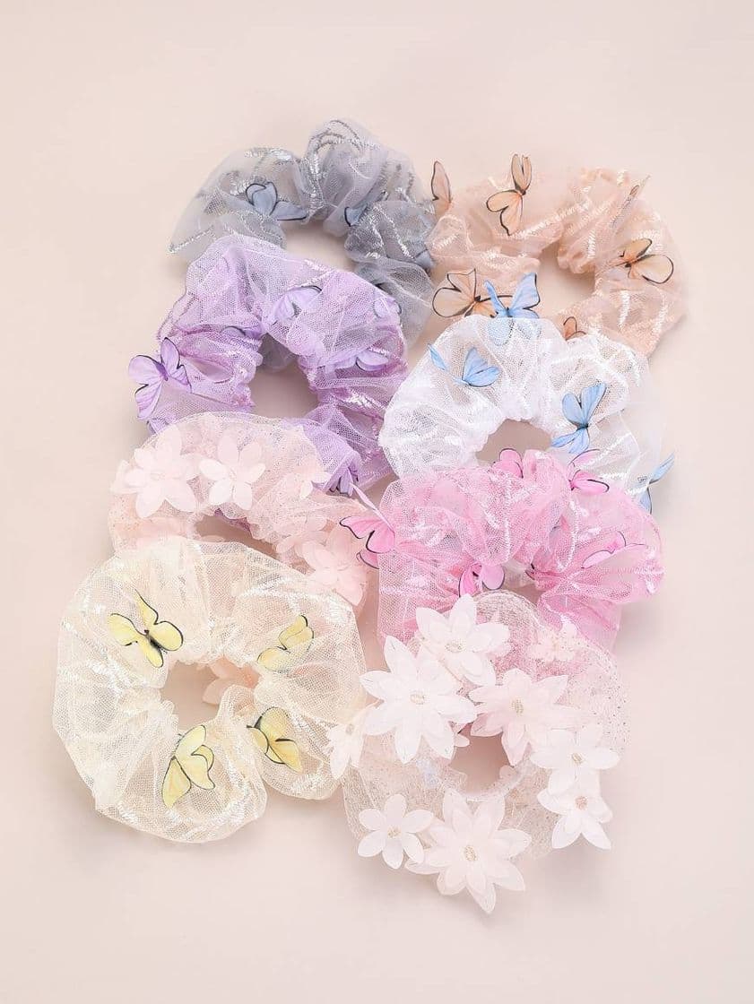 Fashion Scrunchies Transparentes