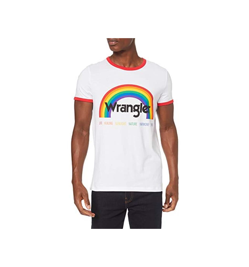 Product Wrangler Pride tee Camiseta, Blanco