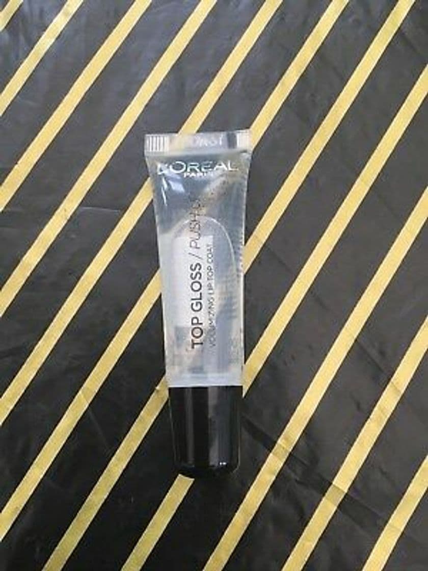 Product Loreal Top Gloss Push Up Volumizing Lip Top Coat Clear Oh Sí