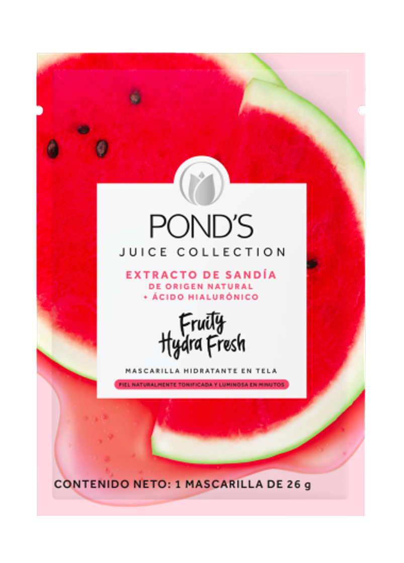 Moda Mascarilla pond's extracto de sandía 