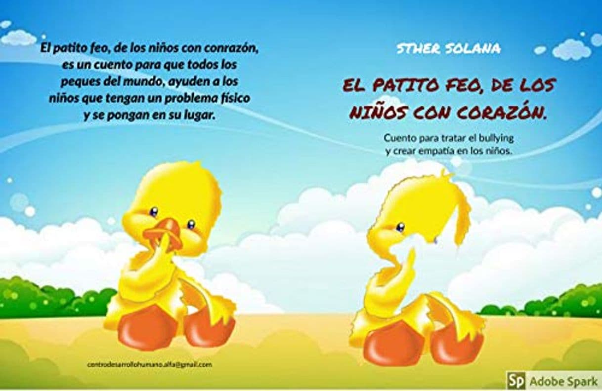 Libro EL PATITO FEO, DE LOS NIÑOS CON CORAZÓN: CUENTO PARA TRATAR EL