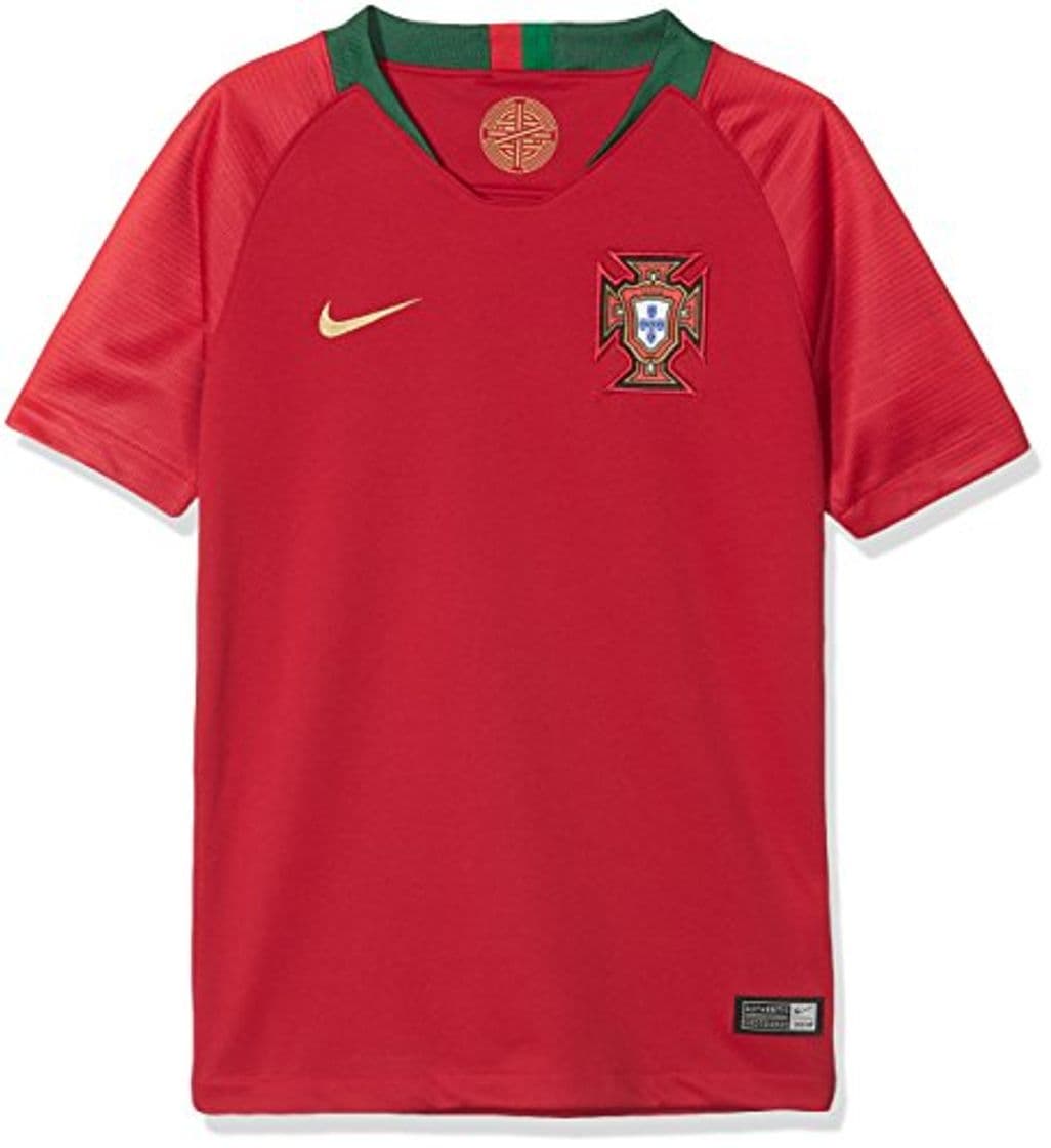 Fashion NIKE 2018 Portugal Stadium Home - Partes de Arriba de Ropa Deportiva