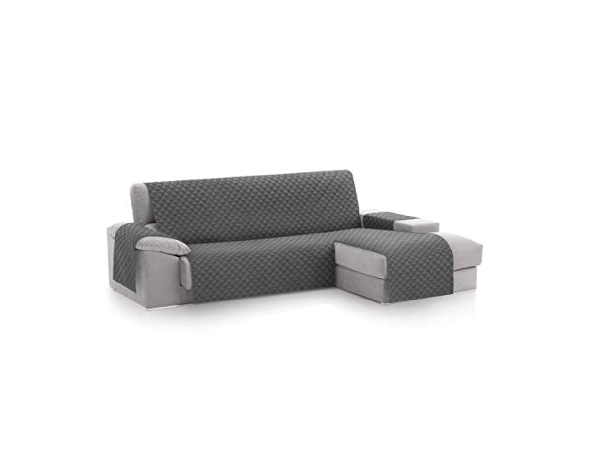 Product textil-home Funda Cubre Sofá Chaise Longue Malu, Protector para Sofás Acolchado Brazo