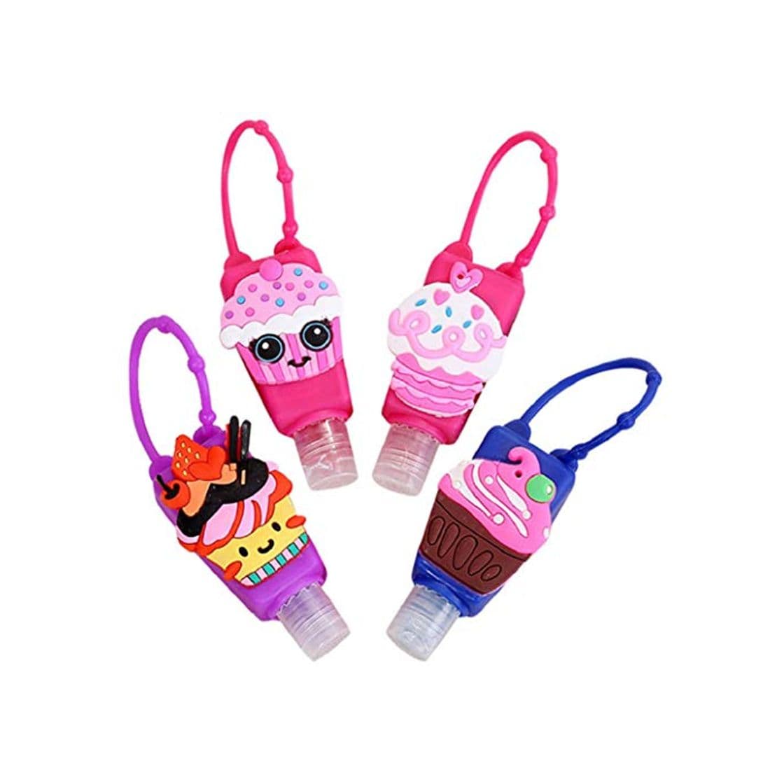 Producto heekpek Portátiles Botellas de Viaje para Niños 4 Piezas 30ml Reutilizable Prueba de Fugas Rellenable Contenedor Botellas de Viaje para Champu y Lociones