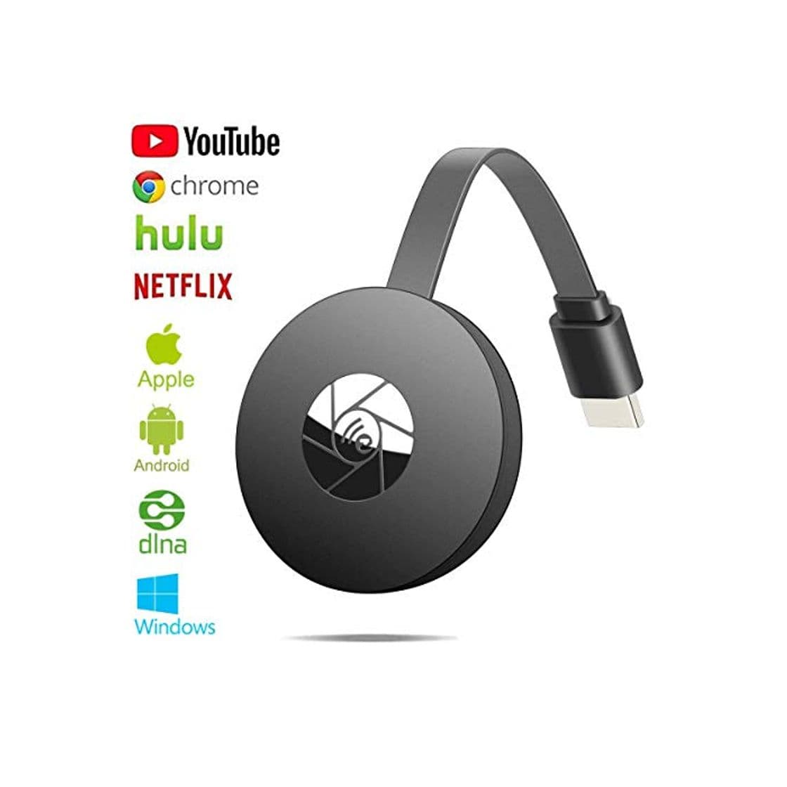 Product Receptor inalámbrico de Pantalla WiFi, Mini Pantalla compartida, 1080HD, Adaptador de Pantalla