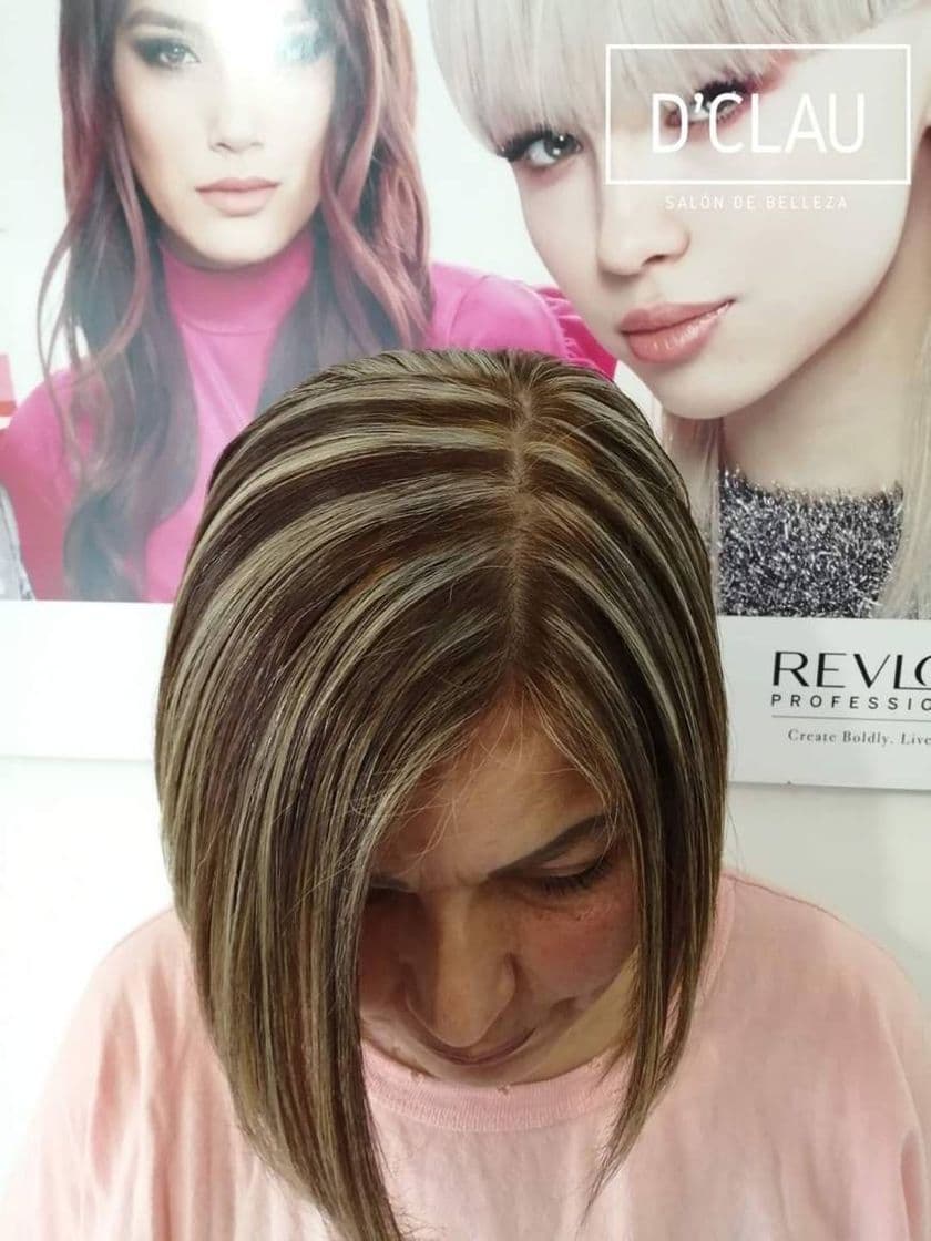 Moda Mechas en cabello bop