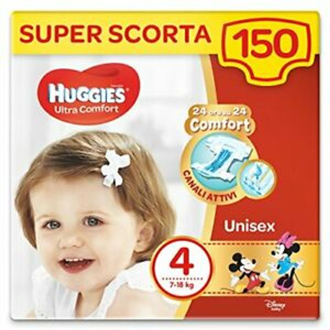 Belleza Huggies Ultra Comfort Pañales Talla 4